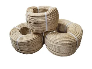 Natural Sisal Rope - 6mm - 8mm - 10mm 12mm Cat Scratching - Garden - Decorative  - Picture 1 of 3