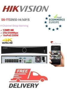 Hikvision DS-7732NXI-I4/16P/S 32 canales, 4x disco duro, 16x PoE, Acusense NUEVO - Imagen 1 de 1