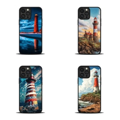Para iPhone 6 7 8 11 12 13 14 15 Pro Max Fundas Mar Faro Elevador Foto 1 de 4