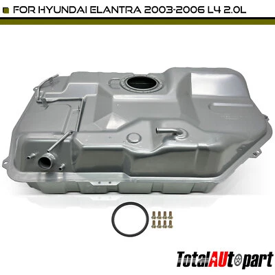 Tanque de combustible plateado de 14,5 galones para Hyundai Elantra 2003 2004 2005 2006 L4 2,0 L Foto 1 de 4