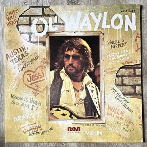 Waylon Jennings – Ol' Waylon, 1977 RCA Victor APL1-2317, OG Indianapolis Press! - Picture 1 of 6