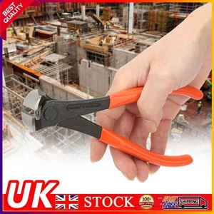 6" End Cutter Pliers Snips Wire Steel Fixers Pincer Cable Cutting Nippers Nips - Picture 1 of 12