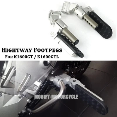 Accesorio de pedal estriberas de carretera ajustables para motocicleta BMW K1600GTL/K1600GT Foto 1 de 4