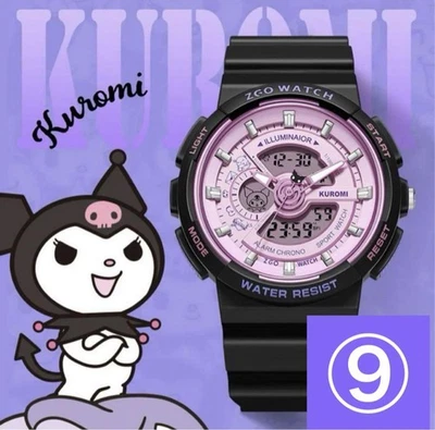 Reloj Kuromi Analógico Digital Colaboración Limitada Nuevo con Artículos de Bonificación Foto 1 de 4