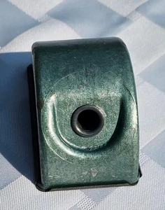 temperamatite vintage metallo smaltato verde scrivania piccolo raro design - Foto 1 di 1