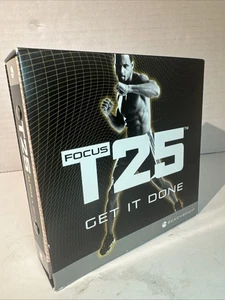 Beachbody Focus T25 Get It Done DVD Set Alpha Beta Workout 9 Discs (one Missing) - Picture 1 of 13