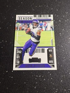 2024 Panini Contenders - Season Ticket Justin Jefferson #65 Retail NFL Minnesota - Picture 1 of 2