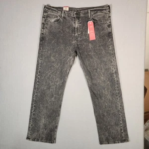 Jeans uomo Levis 569 38x34 grigio sciolto dritto elasticizzato lavaggio scuro denim a sacco nuovo - Foto 1 di 16