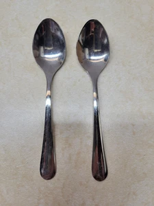 2 Pintinox Sugar Baby Condiment Spoon Stainless Silver 18/10 Italy  4 1/2" Italy - Picture 1 of 3