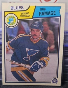 83-84 O-Pee-Chee Rob Ramage 🚨🚨🚨 St. Louis Blues  - Picture 1 of 2