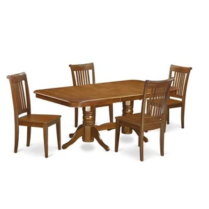 5 Pc Dining room set for 4 Dining Table with Leaf and 4 Dining ... - Picture 1 of 4