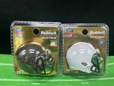 CLEVELAND BROWNS '25 Edición Limitada Pocket Pro Lote de 2 Cascos Alternos Alpha Foto 1 de 4