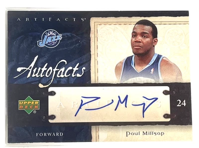 保罗·米尔萨普 2007-08 Upper Deck 工件亲笔签名 #AF-PM  — 第 1/2 张图片