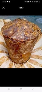 Black Soap African Raw Blacksoap Savon Noir Pure FROM GHANA - Picture 1 of 3