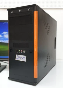Asrock Gamer PC mit Windows XP und 7 Systems 8GB AMD x4 3,19GHz 1240GB HDMI GTS - Afbeelding 1 van 15