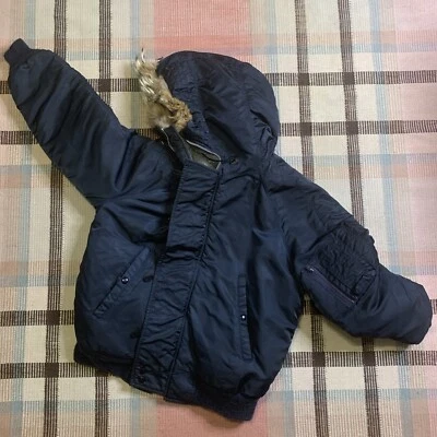 VTG Golden Fleece Bomber N-5A Flight Fur Hood Jacket Size 38 Military USA!!! - Image 1 of 4