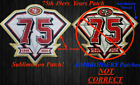 49ers 75th Anniversary Patch San Fransisco Football Jersey Diamond SUBLIMATION!!