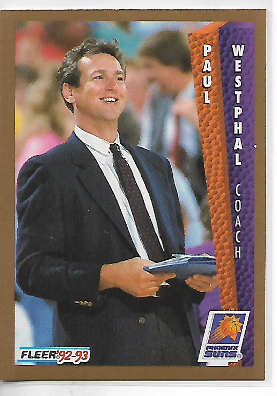 1992-93 Fleer Paul Westphal Card - Image 1 of 1