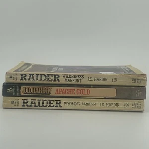 J D Hardin Western Frontier Adventure Adventure Cowboy BP Book Lot of 3 - Picture 1 of 6