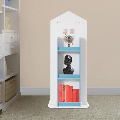 Kids Bookshelf, Rotating Book Organizer, 360° Rotating Children's Bookshelf - Image 1 of 4