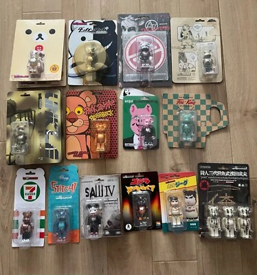 2 Bearbrick Be@rbrick 100% Medicom Toy Limited blister pack - Image 1 of 2