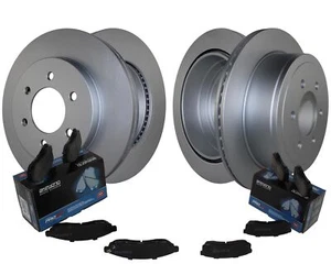 Front Rear Brake Kit Rotors & Akebono Ceramic Pads For Ford Lincoln Base Payload - Picture 1 of 11
