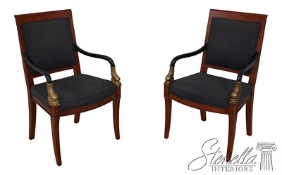 60486EC: Par de sillones estilo regencia delfín del siglo Foto 1 de 4