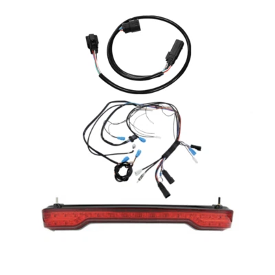 King Trunk LED Brake Light &Wiring Harness For Harley Touring Glide 2014-25 - Image 1 of 4