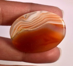 65.55Ct Natural Orange Brazilin Carnelian Agate Polished GIE Certified Gemstone - Picture 1 of 9