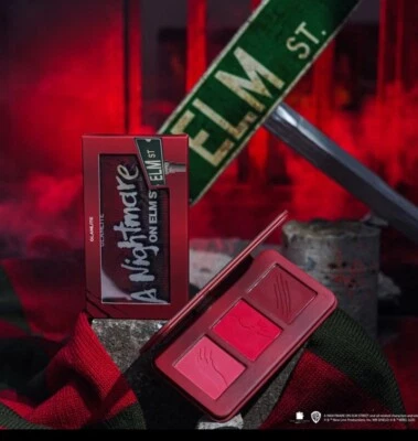 NEW GLAMLITE x A NIGHTMARE ON ELM STREET CHEST OF SOULS BLUSH TRIO Limited Ed. - Image 1 of 4
