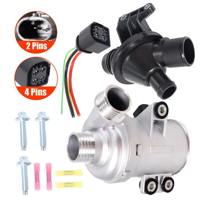 For BMW Z4 X3 E89 F87 228i 2.0L Electric Water Pump W/Thermostat/Connector Plug Foto 1 de 4