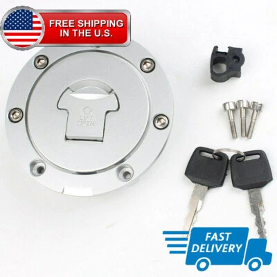 Fuel Gas Tank Cap Lock W/ Keys For Honda CBR600 F3/F4/F4I CBR 900 919 929 954 - Image 1 of 4