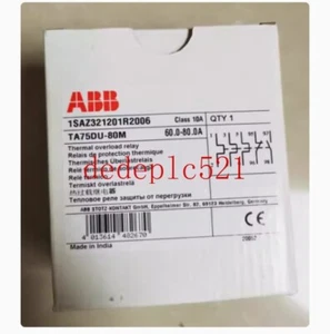 1 PCS NEW IN BOX ABB Wärmerelais TA75DU-80M - Bild 1 von 3