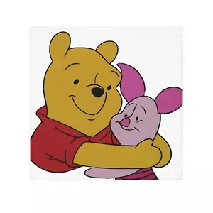Winnie the Pooh and Piglet Hug Face Towel - Picture 1 of 5