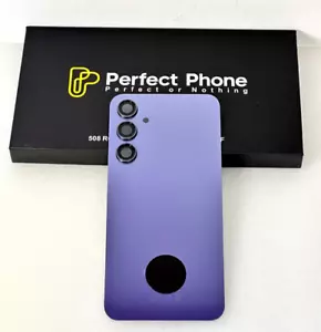 SAMSUNG S23 FE SM-S711 COVER VETRO POSTERIORE CON ADESIVO RICAMBIO-UK - Foto 1 di 9