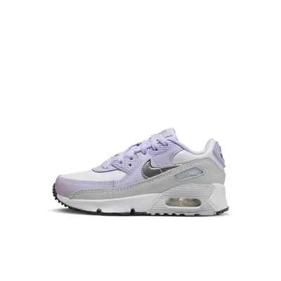 [CD6867-123] PRESCHOOL NIKE AIR MAX 90 LEATHER 'VIOLET FROST' (PS) - Image 1 of 4