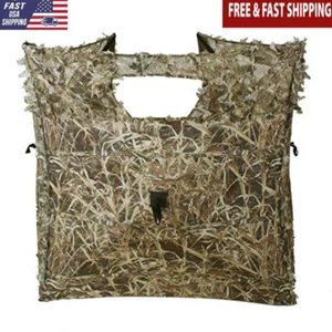 Portable 3-Panel Pop Up Ground Blind Hunting Easy Setup Versatile Camouflage New - Picture 1 of 7