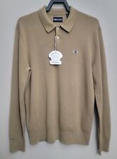 Dockers x Malbon Golf Wool Sweater Polo Shirt Top Mens Size Large A11570010 New