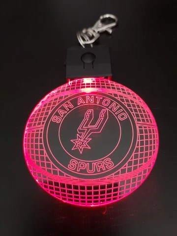 San Antonio Spurs  Basketball 3D Light Keychain Cover