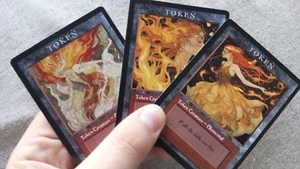 3x Elemental Token old style / 3x Token de Elemental MTG. Estilo retro - Imagen 1 de 5