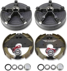 LIBRA MH8222 Mobile Home Trailer Brake Drum Kit w/ 12"x2" Mobile Home Brakes 3.1 - Picture 1 of 2