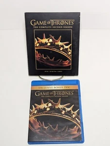 Game of Thrones: the Complete Second Season (DVD, 2012) + Bonus BluRay Disk - Picture 1 of 10