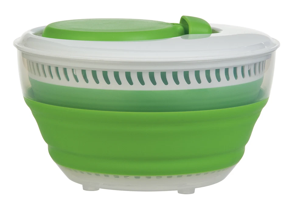 Progressive Css2 Green Collapsible Salad Spinner 3 Quart Capacity