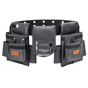 Tool Belt,12 Pockets Tool Belts for Men, Heavy Duty Carpenter/Construction/... - Picture 1 of 7