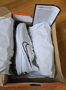 NEW - Nike GOLF Air Zoom Infinity Tour Shoes White (Team Issue) Size M 8.5 W 10  - Picture 1 of 7