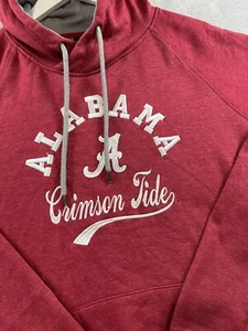 Alabama Crimson Tide Colosseum Women's Hoodie Sweatshirt Sz L Embroidered Cozy - Picture 1 of 6