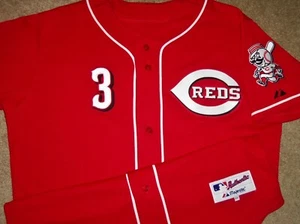 NUEVA CAMISETA MAJESTUOSA DE COLECCIÓN AUTÉNTICA KEN GRIFFEY JR CINCINNATI REDS MLB 48 COSIDA! - Imagen 1 de 5