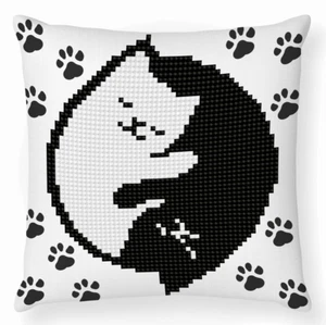 Diamond Dotz Diamond Painting Kit: Cushion: Kitty Glow - Picture 1 of 1