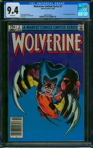 Wolverine Serie Limitada 2 ⭐ Variante Precio Canadiense 75 CGC 9.4 Yukio 1982 - Imagen 1 de 4