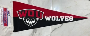 WOU UNIVERSITY WOLVES COLLEGIATE PACIFIC VINTAGE RETRO WOOL PENNANT NEW/MINT - Picture 1 of 1